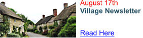 August 17th Village Newsletter   Read Here