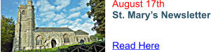 August 17th St. Mary’s Newsletter  Read Here
