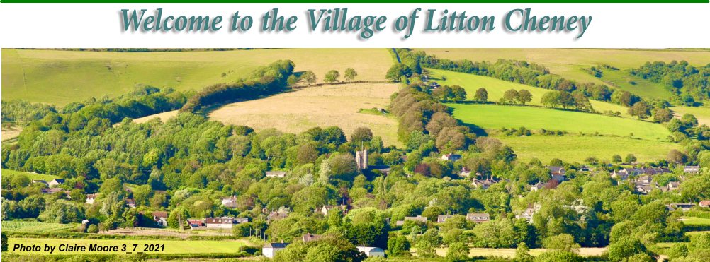 Welcome to the Village of Litton Cheney Photo by Claire Moore 3_7_2021