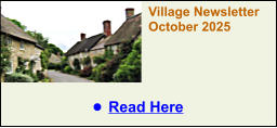 Village Newsletter October 2025 •	Read Here