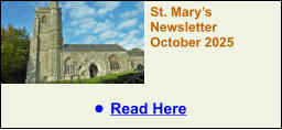 St. Mary’s Newsletter October 2025 •	Read Here