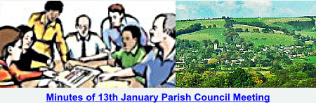 Minutes of 13th January Parish Council Meeting