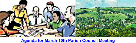 Agenda for March 10th Parish Council Meeting