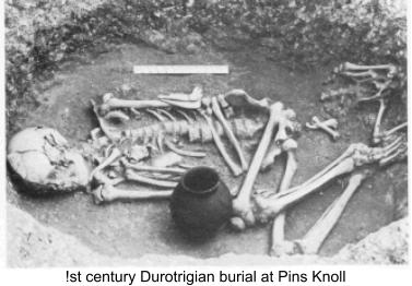 !st century Durotrigian burial at Pins Knoll