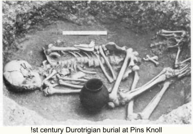 !st century Durotrigian burial at Pins Knoll