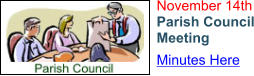 November 14th Parish Council Meeting  Minutes Here