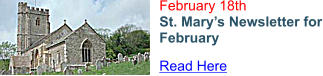 February 18th St. Mary’s Newsletter for February Read Here