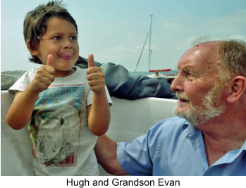 Hugh and Grandson Evan
