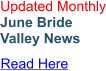 Updated Monthly June Bride  Valley News Read Here