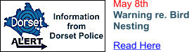 May 8th Warning re. Bird Nesting Read Here